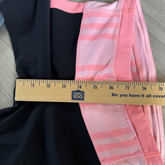 LULULEMON Leggings Capris Women’s Size 2 Lot Of 2 Pair - Black Coral & Gray - Picture 8 of 11